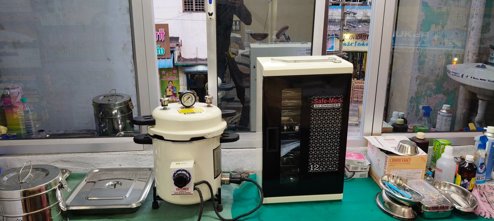 Sterilized dental instruments and digital X-ray machine Ram Nila Dental Clinic